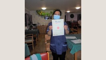 Stevenage care home Colleague celebrates 20 years of service
